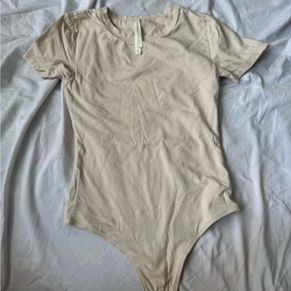 Aritzia Beige Bodysuit
